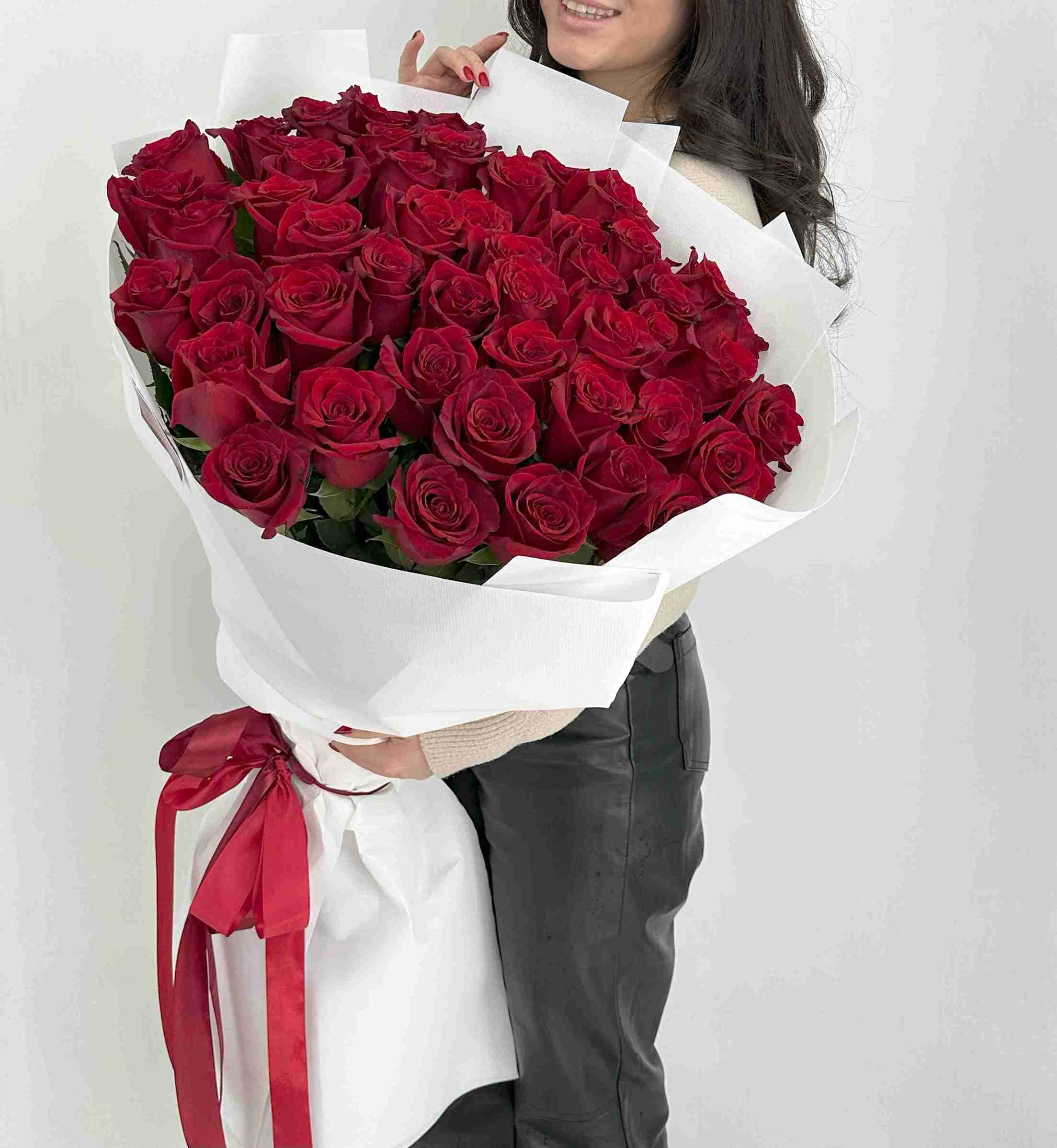 Букет из 51 метровой розы