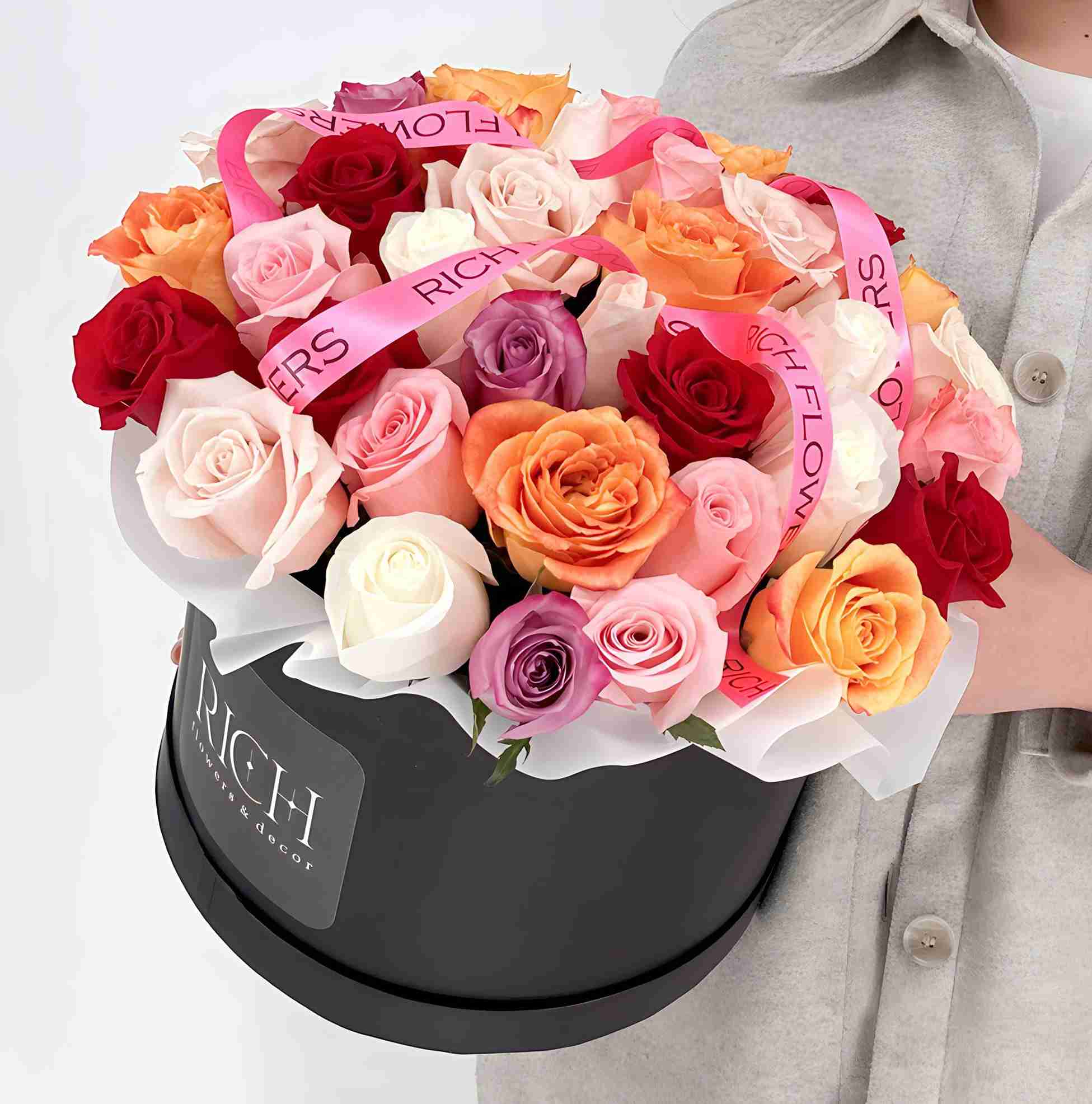 Композиция из 35 роз