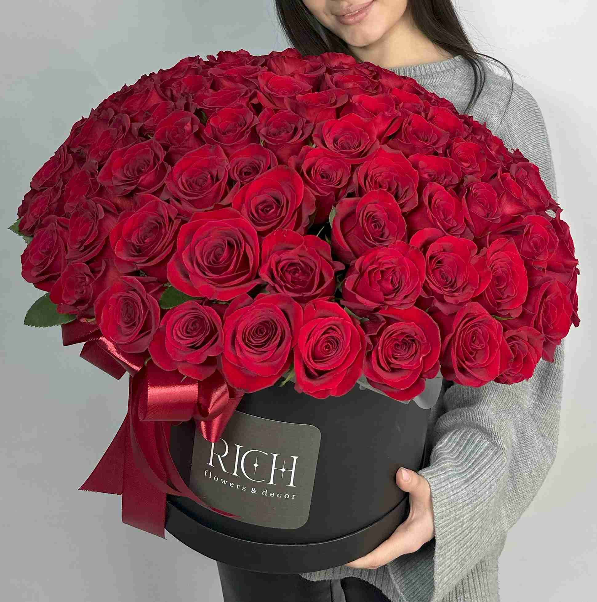 Композиция из 101 розы